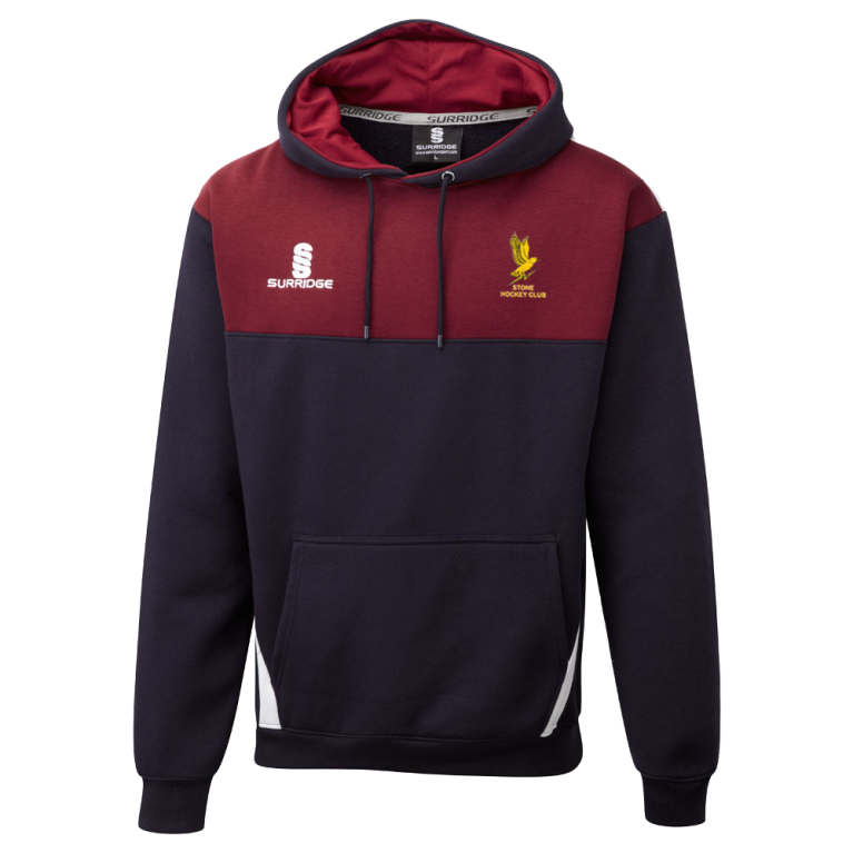 STONE HOCKEY CLUB BLADE HOODY NAVY/MAROON/WHITE