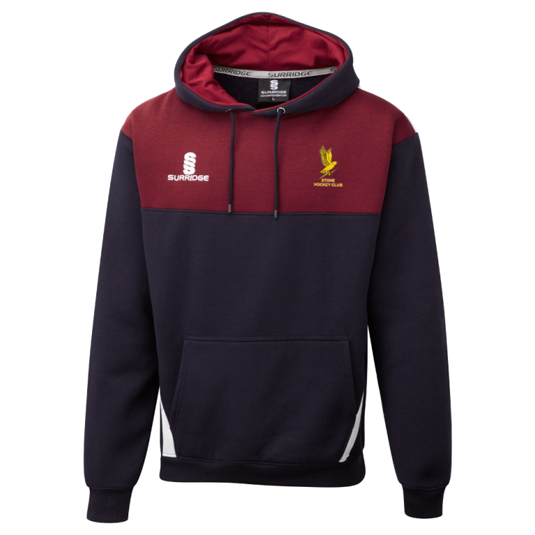 STONE HOCKEY CLUB BLADE HOODY NAVY/MAROON/WHITE