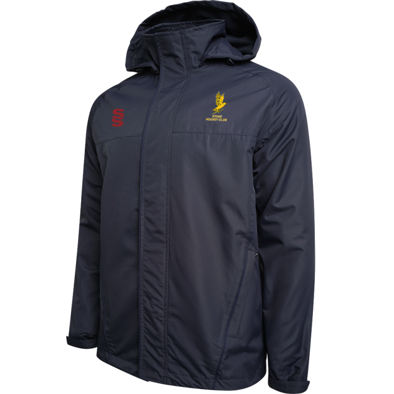 STONE HOCKEY CLUB FLEECE LINE JACKET - NAVY